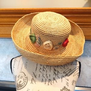 Toucan Collection New York Floral Straw Hat!